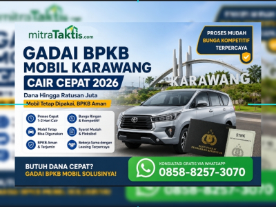 Gadai BPKB Mobil Karawang, Dana Cepat Cair Tanpa Menjual Kendaraan